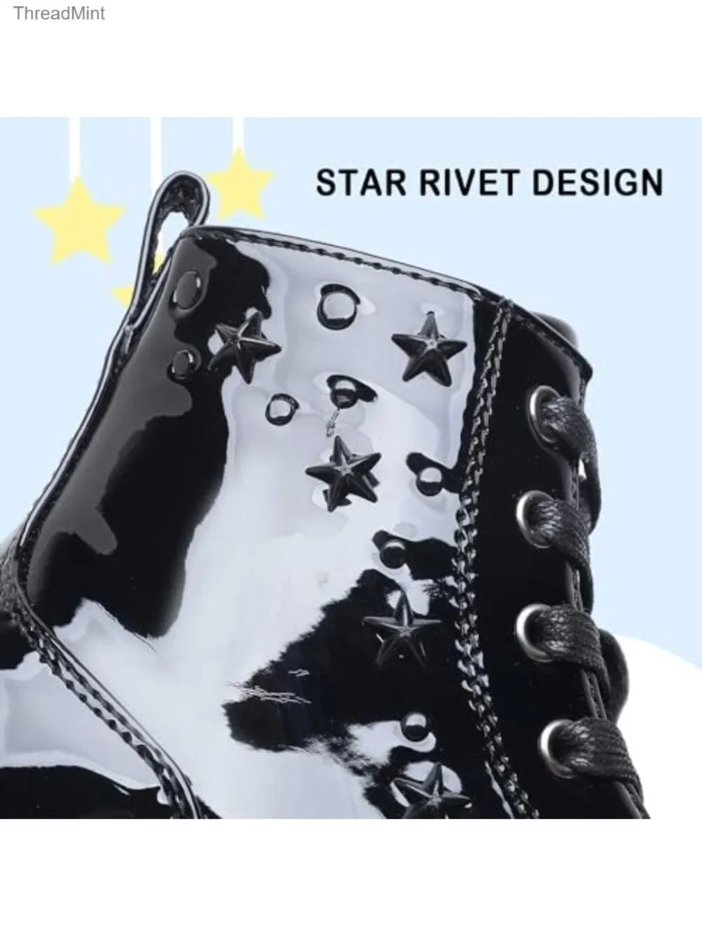 Kids Combat Boots Ankle Booties Side Zipper Water Resistant Synthetic